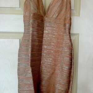 Elegant Metallic Dress